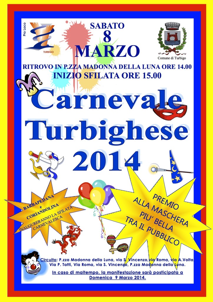 Carnevale 2014- Manifesto 70x100