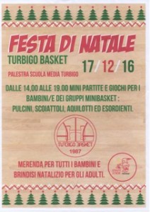 Minibasket festa di Natale 2016